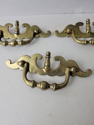Vintage Brass Fixed Pulls