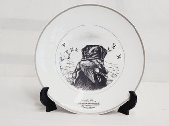Chastagner Limoges France Maynard Reece  - 59 60 Federal Duck Stamp Abercrombie & Fitch Collectible Plate