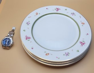 Trio Of Nikko Dinner Plates.      -         -            -            -             -           -    -Loc:BHS4