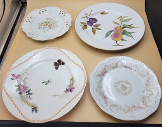 Group Of 4 Porcelain Plates.-                -                    -                 -            - Loc:BHFloor