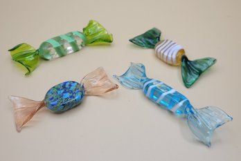 Vintage Murano Glass Twist Candies. -          -            -          -        Loc:BHS6 ZipLock