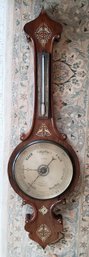 Antique Barometer Clock From Waterloo, England Registered In 1848