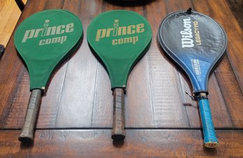 Group Of 5 Tennis Raquets