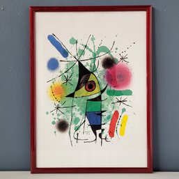 Joan Miro Framed Offset Lithograph