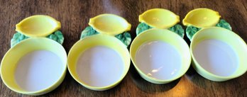 4 Of The Cutest Lemon Bag Tea Dishes By George Briard ...Sorry We Are Missing The Cups :(