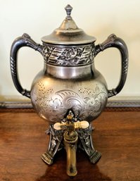 Antique Coffee/ Tea Pot With Oil Type Heating Element