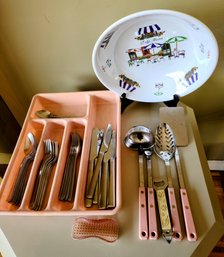 Mid Century Mod. Flatware And Kitchen Utensils