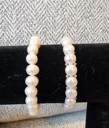 Natural Pearl Bracelets Pair