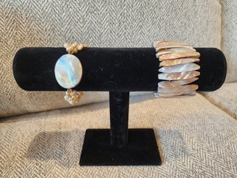 Pair Of Mother Of Pearl Bracelets