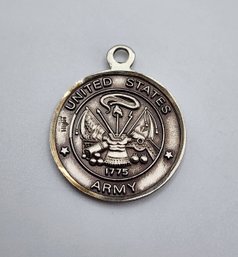 Vintage US Army St. Christopher Sterling Charm