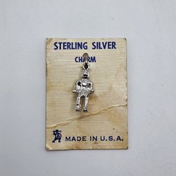 Vintage Sterling Silver Astronaut Charm
