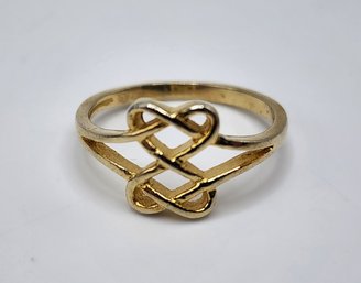 Vintage Gold Over Sterling Ring