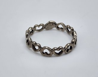 Tiny Sterling Silver Heart Ring