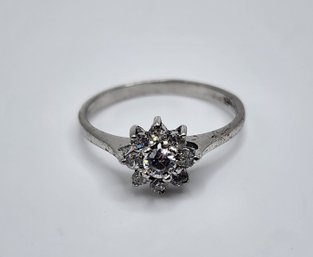 Gorgeous CZ Ring In Sterling Silver