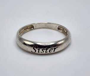 Vintage Sterling 'sister' Ring