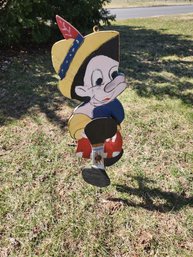 Pinocchio Wirly Wind Yard Ornament