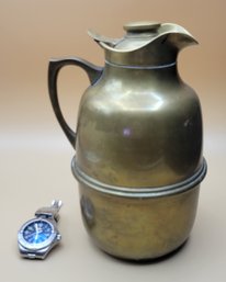 Italian Made Solid Copper Coffee Pot.  Insulated. -            -             -           -         - Loc:BHTS