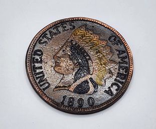 Vintage '1890' Giant One Cent Medalion