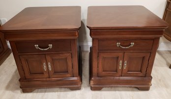 Pair Of Drexel Heritage Side Tables