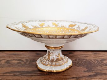 Vintage Gold Tiffany And Co. French Footed Plate