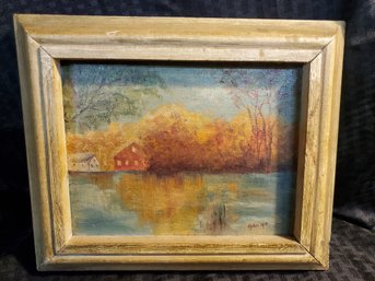 Lovely Little Original Oil Painting By Helen Hill