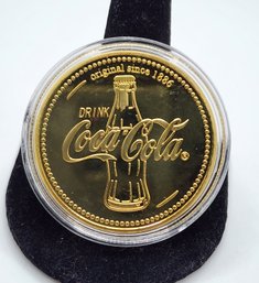 Coca Cola Collectible Coin In Protective Case