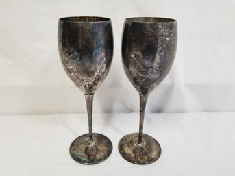 De Uberti Silverplate Water Goblets