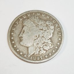 1897-O Morgan Silver Dollar (much Better Year And Mint Mark)