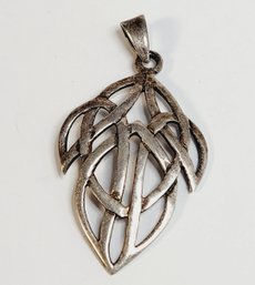 Awesome Celtic /tribal Knot Design Sterling Silver Pendant
