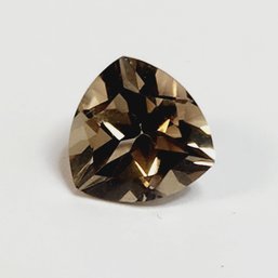 3 Carat ----- 10mm Trillian Cut Smoky Quartz Loose Gemstone