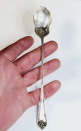 Antique Detailed Sterling Silver Long Spoon A.F. Towle / Lunt Navarre Stamp