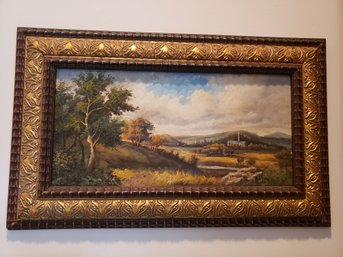 Pastoral Oil Painting Signed E. Arisom