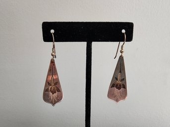 Vintage Hopi Sterling Silver Earrings