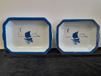 Enameled Cast Iron Trays