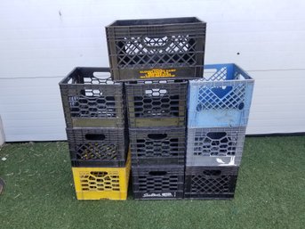 Ten Dairy Milk Crates