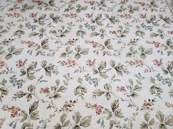 Floral Rug With Cream Background