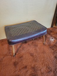 MCM Babcock Phillips Patterned Ottoman #1