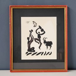 Original Framed Pablo Picasso Vintage 1959 Lithograph