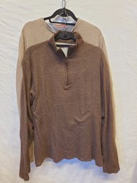 Two Men's VELVET MEN Wool Blend Sweaters - XXL (Tote 2)