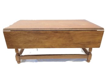 Vintages HAYWOOD  WAKEFIELD Drop-leaf Coffee Table With Drawer