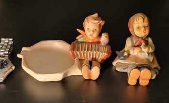 Rare West German Hummel Figurine Hum114 And 'Let's Sing' -            --   LOC:Kcab3