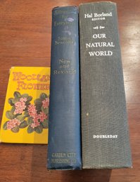 3 Books On Natural Sciences And Astronomy