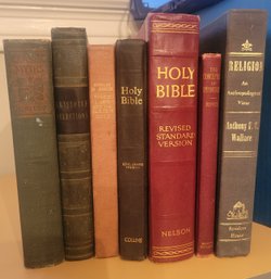 Philosophy And Religion Books .  Mostly From The 50's.     -           -     -         -  Loc:BS2. Brown Paper