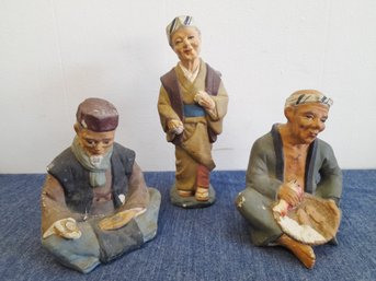 Early Figurine Lot Of 3