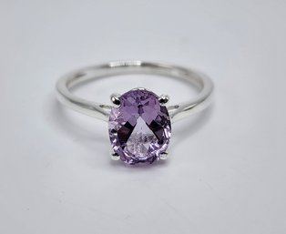 Rose De France Amethyst Ring In Sterling