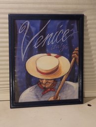 Venice - Framed Artwork With A Nice Chalk Feeling