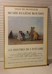 French Art Exhibit Advertisement N Gold Frame