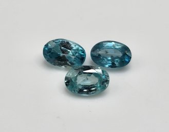 3 Blue Zircons