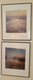 Beach Photographs.  Signed, Framed And Mated. -          -           -          -          -    Loc:On Wall