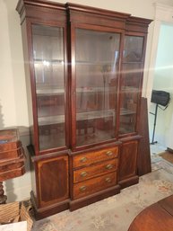 Antique Hutch/Bourbon Cabinet.  Yes...it Is 2 Pieces